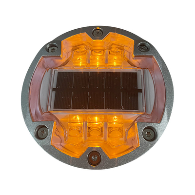 IP68 مدمجة تعمل بالطاقة الشمسية ترصيع الطريق الألومنيوم شل ضوء الشمس تحت الأرض