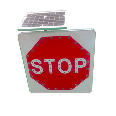بنفايات مصدقة 5 مم LED تعمل بالطاقة الشمسية إشارات المرور للسلامة