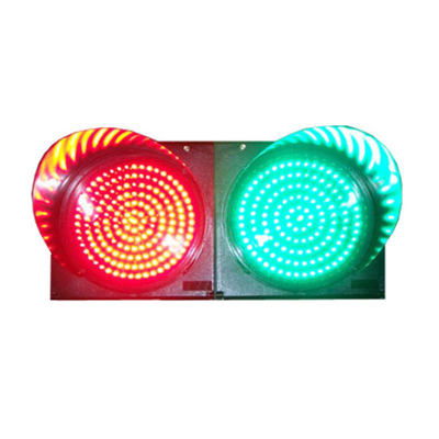 300mm الأحمر الأخضر LED ضوء المرور المضادة للأشعة فوق البنفسجية PC بكفاءة عالية في السلامة