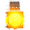 أصفر عالي السطوع 12V 7AH يعمل بالطاقة الشمسية إشارات المرور البلاستيكية