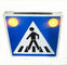علامة عبور المشاة الشمسية عالية الوضوح 600 مم للسلامة على الطرق