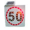 عالية الكفاءة IP55 حماية مستوى 600 مم علامة الطريق الحد الأقصى للسرعة ، 50 ميلا في الساعة علامة الطريق